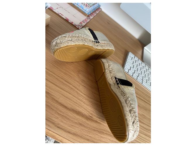Espadrilles Kenzo Enfant Dorées en Corde - vue 3