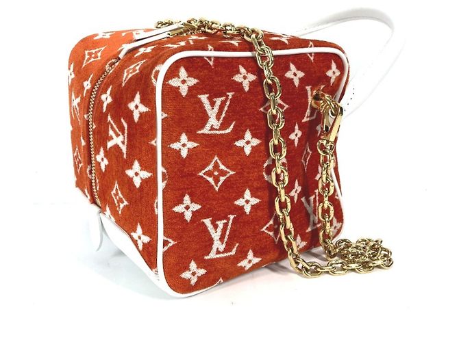 Borsa quadrata LV Match M46212 di Louis Vuitton Marrone Arancione - vista 2