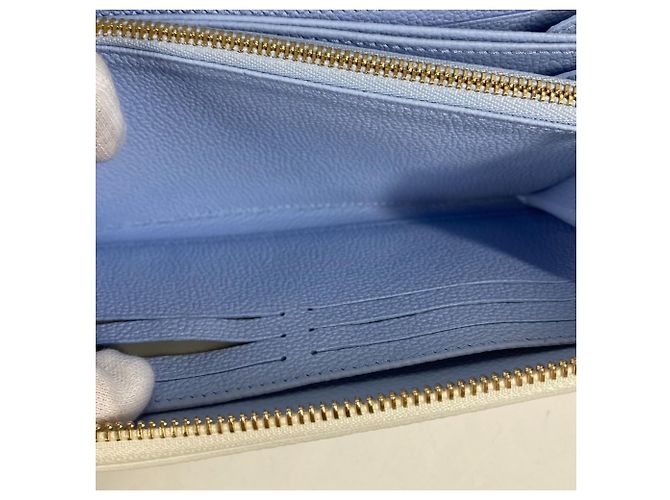 Cartera Larga Monogram Empreinte Louis Vuitton Blanco Azul - vista 11