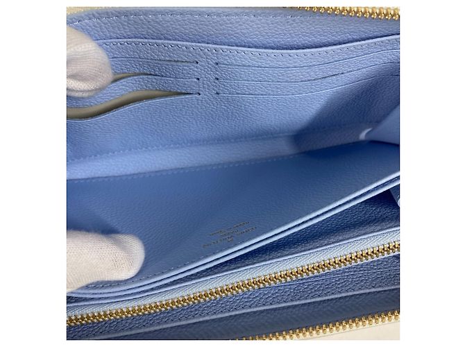 Cartera Larga Monogram Empreinte Louis Vuitton Blanco Azul - vista 12