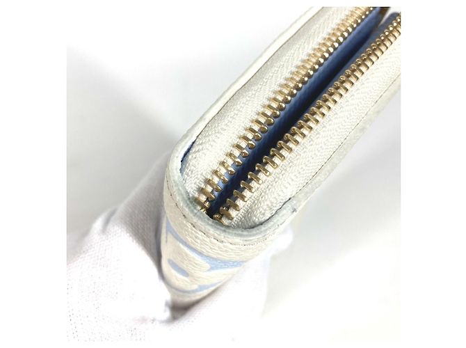 Cartera Larga Monogram Empreinte Louis Vuitton Blanco Azul - vista 15