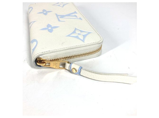 Cartera Larga Monogram Empreinte Louis Vuitton Blanco Azul - vista 3