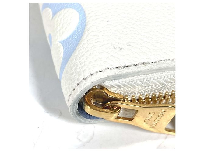 Cartera Larga Monogram Empreinte Louis Vuitton Blanco Azul - vista 4