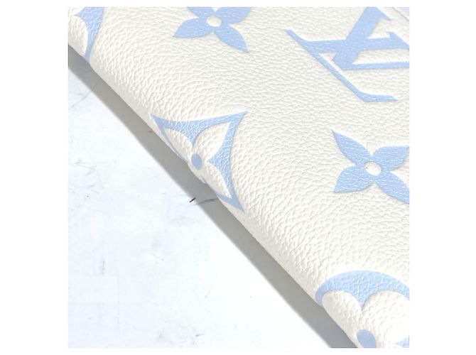 Cartera Larga Monogram Empreinte Louis Vuitton Blanco Azul - vista 5