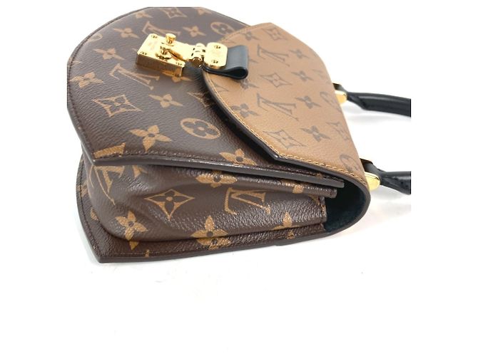 Borsa 2 in 1 Tilsitt Monogramma Reverse Louis Vuitton Marrone Beige - vista 2