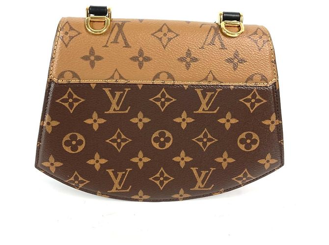 Borsa 2 in 1 Tilsitt Monogramma Reverse Louis Vuitton Marrone Beige - vista 8