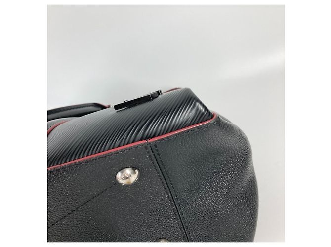 Borsa Tote Louis Vuitton Epi Soufflot NV MM Nero Rosa Multicolore - vista 7