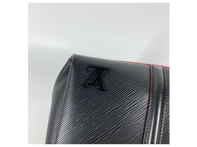 Borsa Tote Louis Vuitton Epi Soufflot NV MM Nero Rosa Multicolore - vista 9