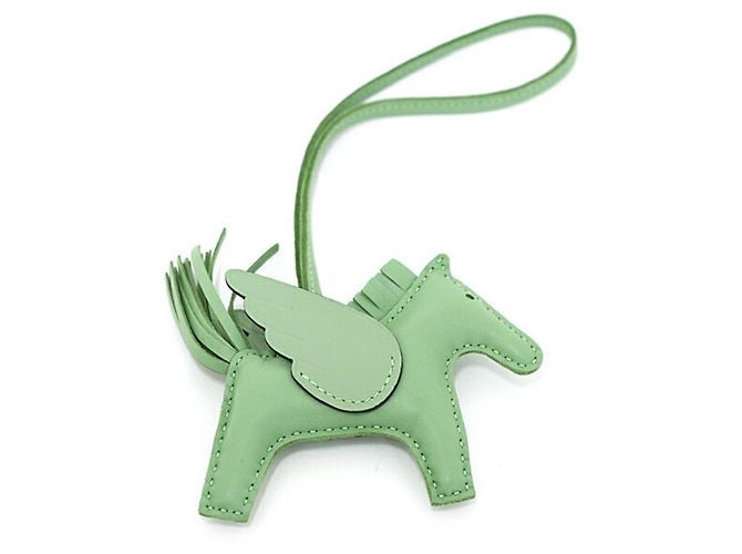 Charm per borsa Hermès Rodeo Pegasus PM Verde Verde chiaro - vista 2