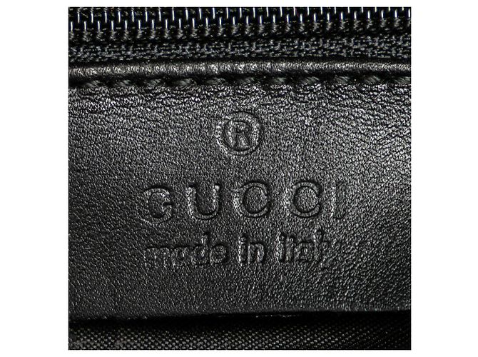 Borsa a tracolla Gucci in tela GG blu con charm tigre Blu navy - vista 5