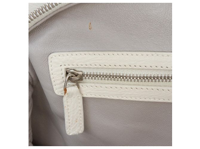 Borsa My Dior Frame grande in pelle di vitello bianca - vista 5