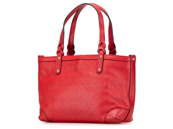 Borsa in pelle Diamante rossa piccola di Gucci Rosso - vista 2