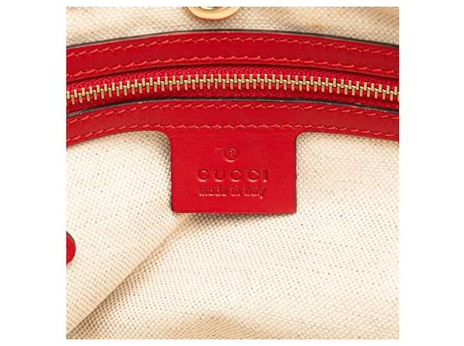 Borsa in pelle Diamante rossa piccola di Gucci Rosso - vista 5