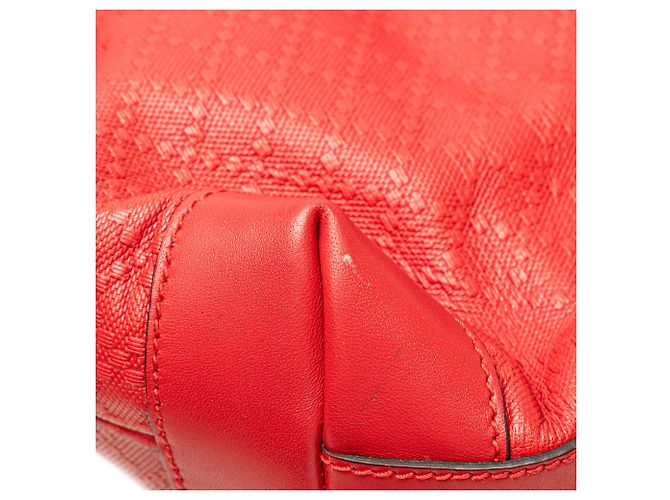 Borsa in pelle Diamante rossa piccola di Gucci Rosso - vista 8