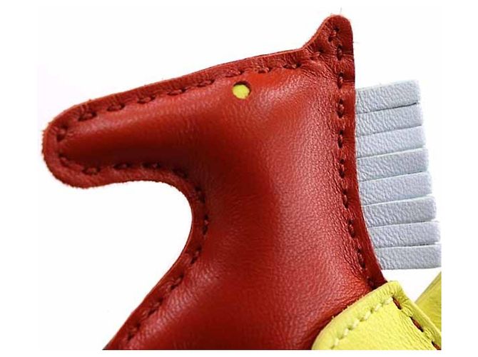Charm Rodeo PM de Hermès Roja Dorado - vista 4