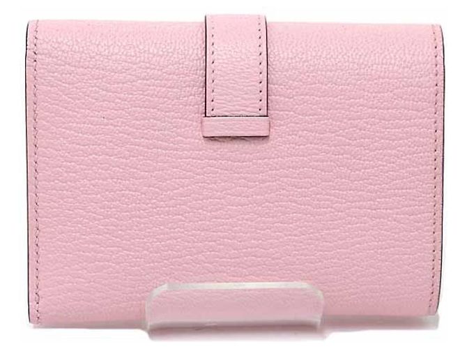 Cartera Trifold Bearn Combination de Hermès Rosa - vista 3