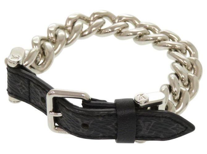 Bracciale Charm Monogram Eclipse Louis Vuitton Nero - vista 2
