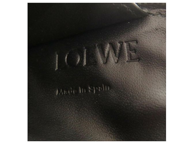 Monedero de piel de ternera Loewe Castaño Negro - vista 5