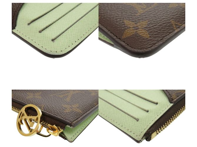 Tarjetero Monogram Louis Vuitton Castaño - vista 4