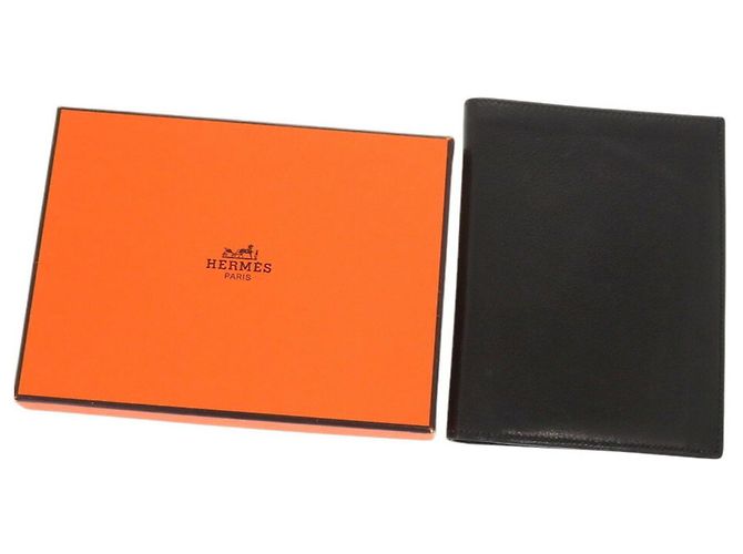 Hermès Tarjetero de piel Evergrain negro Hermes - vista 3