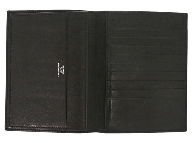 Hermès Tarjetero de piel Evergrain negro Hermes - vista 6