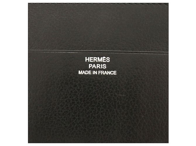 Hermès Tarjetero de piel Evergrain negro Hermes - vista 9