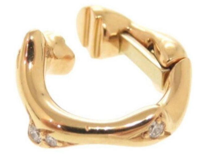 Orecchino in diamante in oro rosa 18K Christian Dior - vista 3