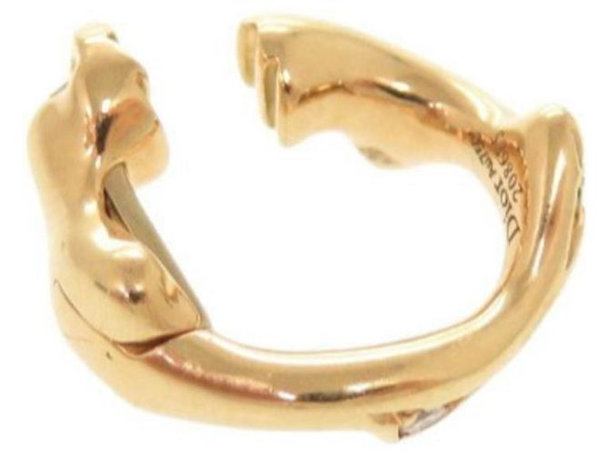 Orecchino in diamante in oro rosa 18K Christian Dior - vista 4