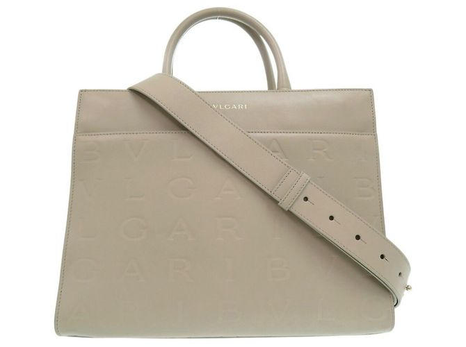 Bulgari Borsa Tote Bvlgari Infinitum Grigio - vista 2