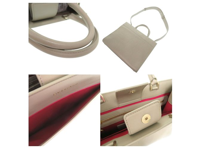 Bulgari Borsa Tote Bvlgari Infinitum Grigio - vista 6