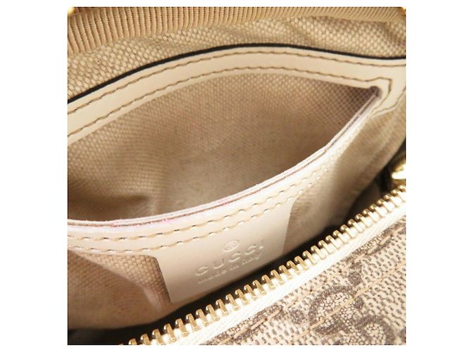 Borsa a Spalla Gucci GG Supreme Marrone Crudo - vista 7