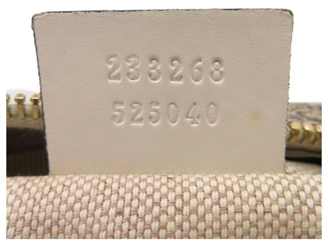 Borsa a Spalla Gucci GG Supreme Marrone Crudo - vista 9