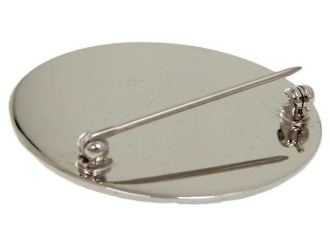 Spilla in metallo argento Louis Vuitton Circle Rosso Blu - vista 5
