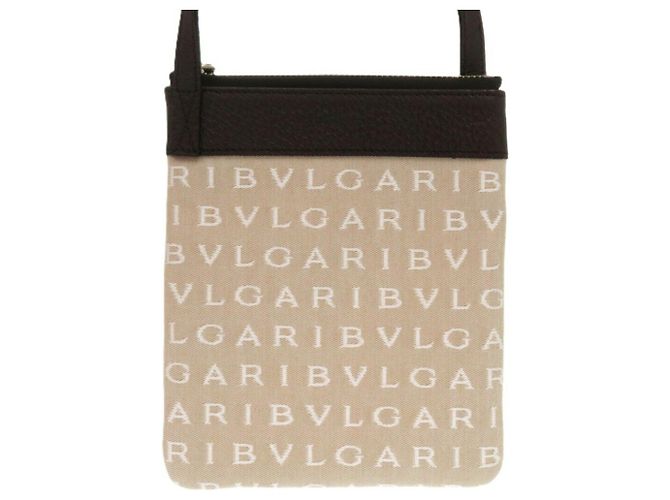 Bulgari Borsa a Spalla Bvlgari GCEGEA Mania Marrone Beige - vista 2