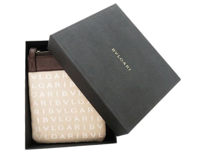 Bulgari Borsa a Spalla Bvlgari GCEGEA Mania Marrone Beige - vista 3