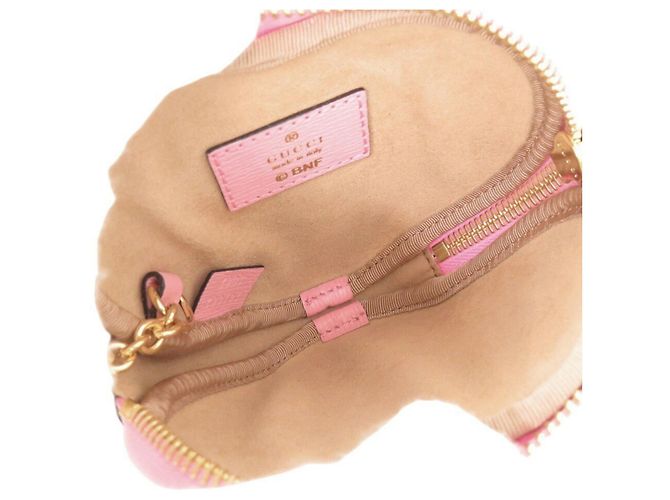 Monedero de cuero en forma de corazón Gucci x Bananya - vista 5