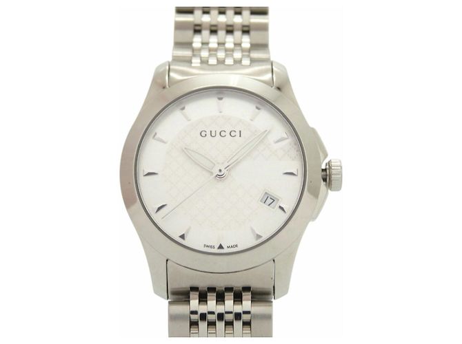 Reloj de cuarzo de acero inoxidable Gucci G-Timeless 126.5 - vista 2