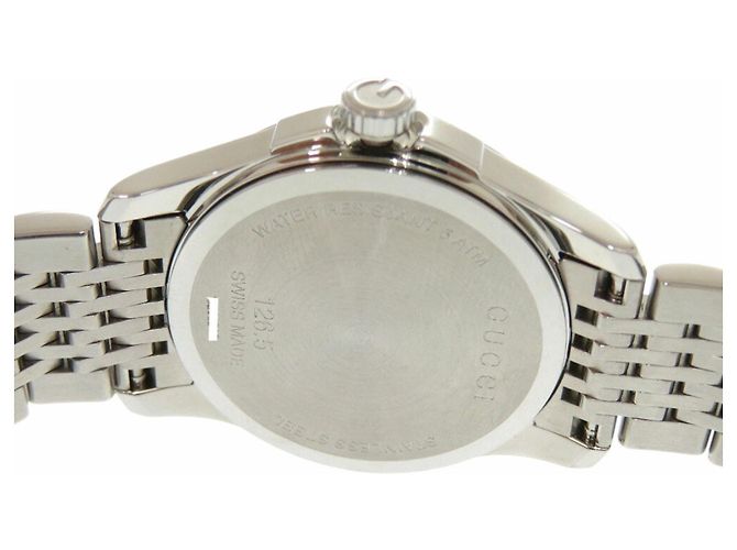 Reloj de cuarzo de acero inoxidable Gucci G-Timeless 126.5 - vista 6