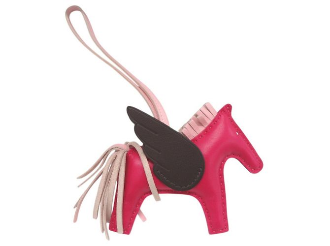 Charm de bolsa Hermès Rodeo Pegasus PM Rosa - vista 3