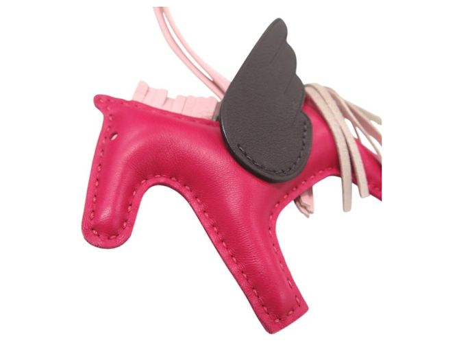 Charm de bolsa Hermès Rodeo Pegasus PM Rosa - vista 5