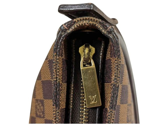 Borsa a Spalla Looping GM Damier Louis Vuitton Marrone - vista 13