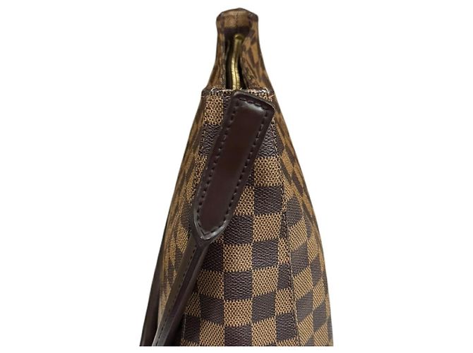 Borsa a Spalla Looping GM Damier Louis Vuitton Marrone - vista 14