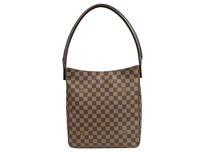 Borsa a Spalla Looping GM Damier Louis Vuitton Marrone - vista 3