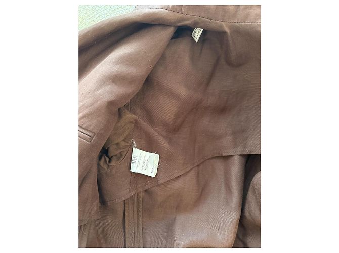 Chaqueta Jean Paul Gaultier, Modelo Militar SS2003 Castaño - vista 4