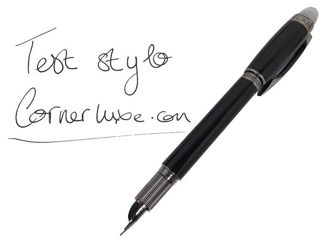 MONTBLANC STARWALKER FÜLLFEDERHALTER MIT HARZPATRONEN + ETUI Schwarz - Ansicht 16
