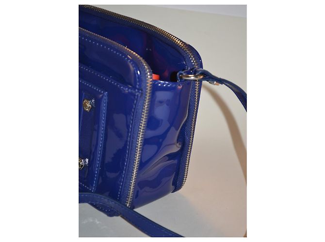 bolso de mano Versace Jeans Couture azul charol - vista 3
