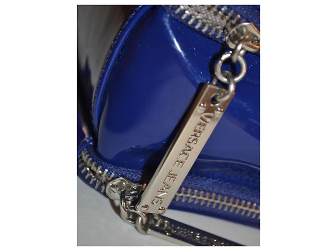 bolso de mano Versace Jeans Couture azul charol - vista 6