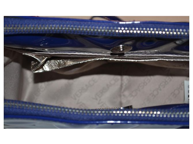 bolso de mano Versace Jeans Couture azul charol - vista 7