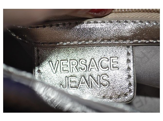 bolso de mano Versace Jeans Couture azul charol - vista 8