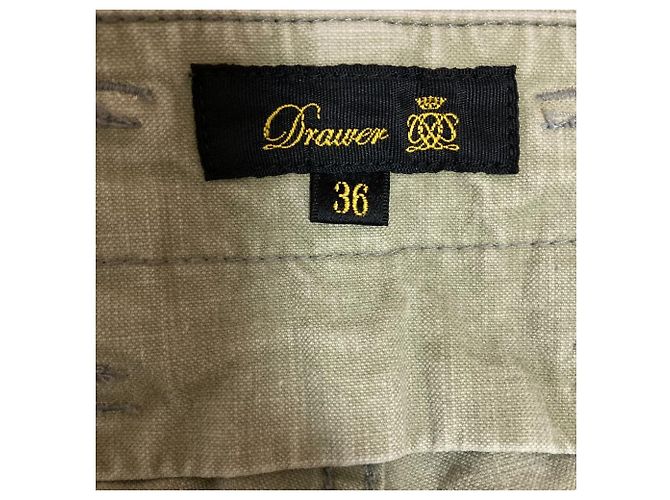 Autre Marque Drawer Cropped Pants Grün - Ansicht 12